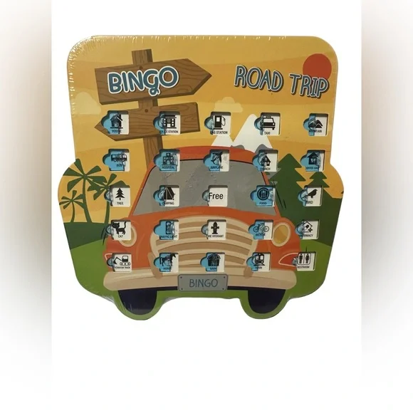 Rev up Your Road Trips with Road Trip Bingo - The Ultimate Travel Game! SET OF 4 - Picture 3 of 4